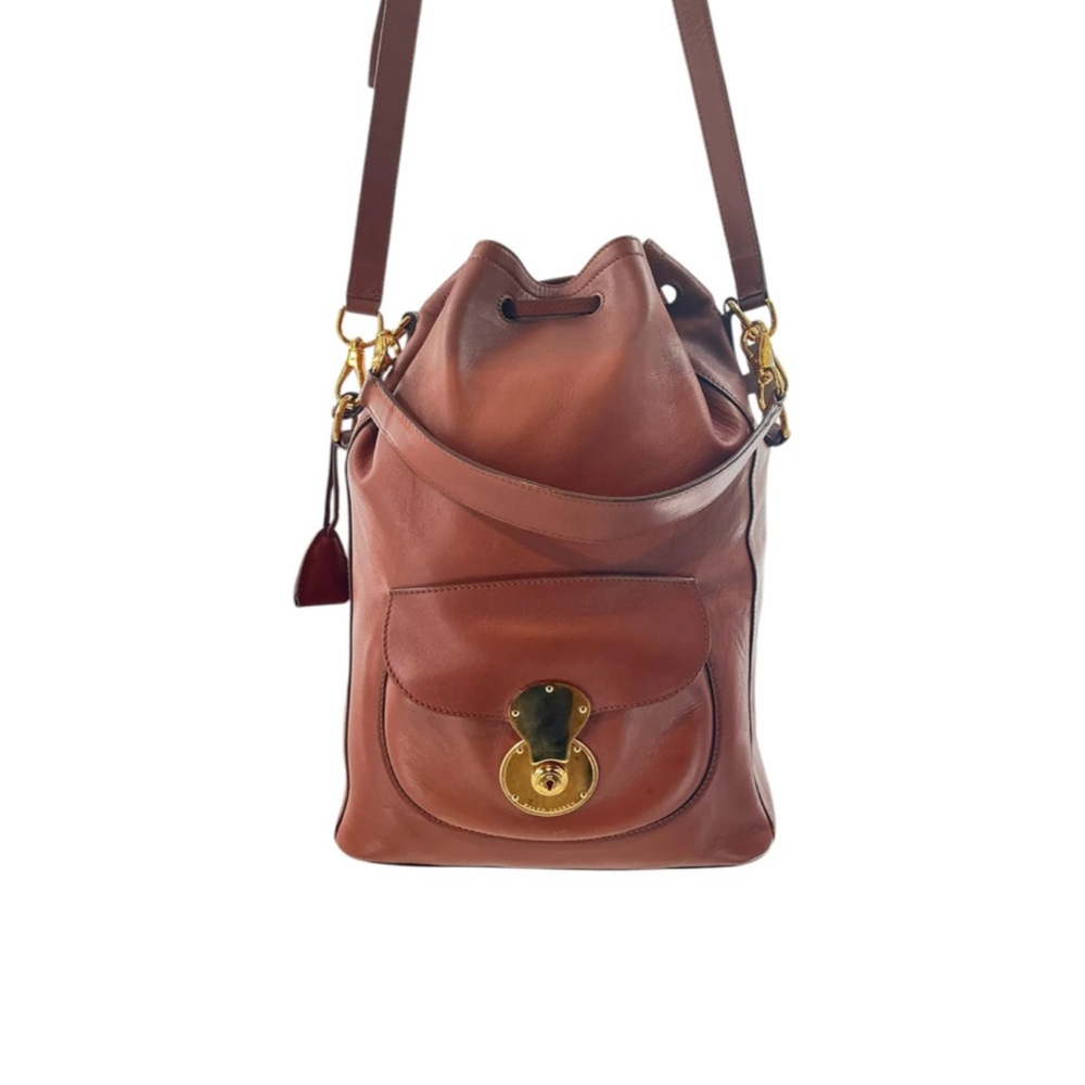 Like new The Ralph Lauren Collection Ricky large hobo bag calfskin leather - Picture 6 of 16